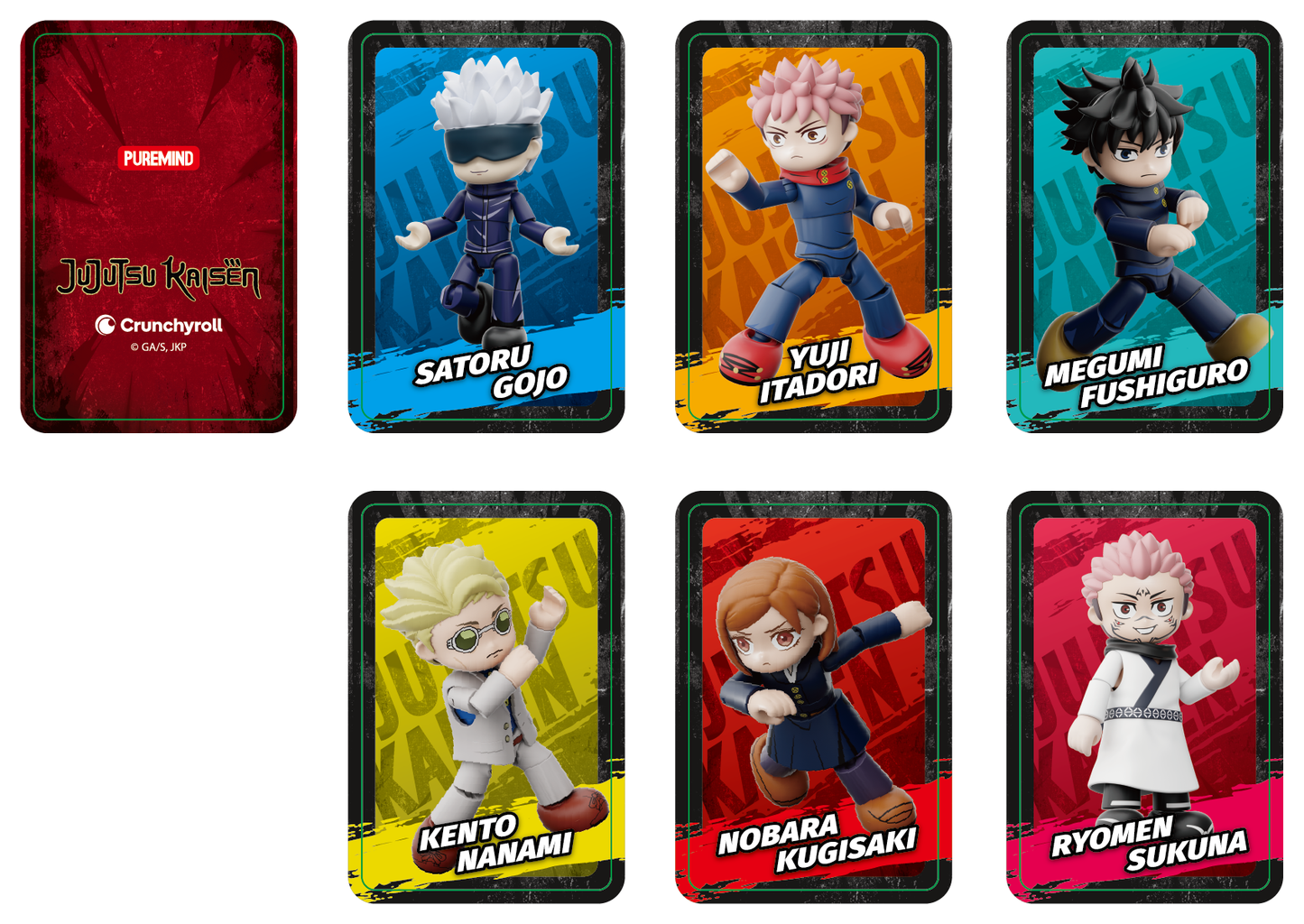 Puremind / Pantasy - FlexiFigs: Jujutsu Kaisen Blindboxen