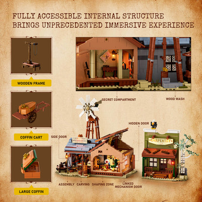 Lumibricks 14015 - Wild West: Western Carpentry Workshop
