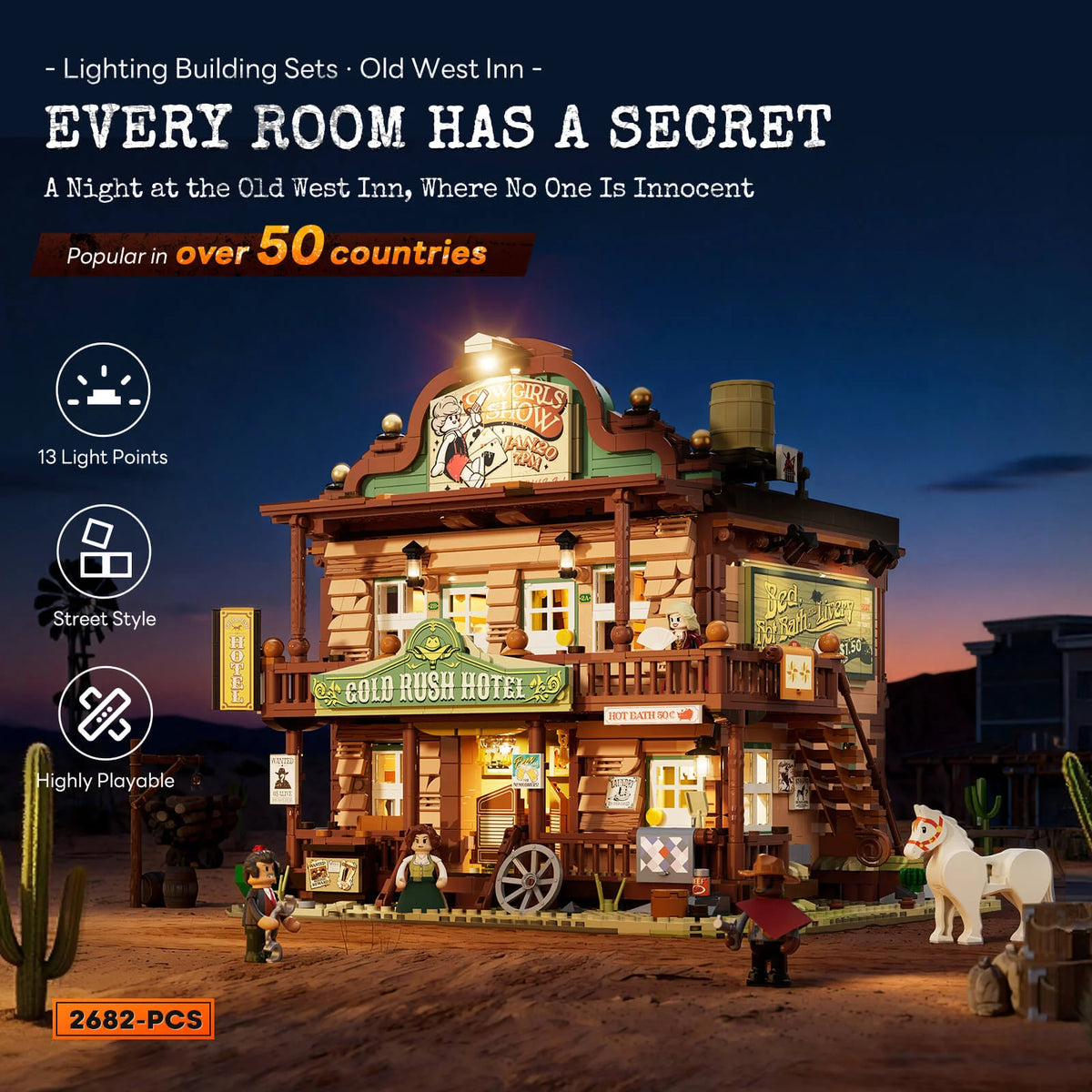 Lumibricks 14014 - Wild West: Old West Inn