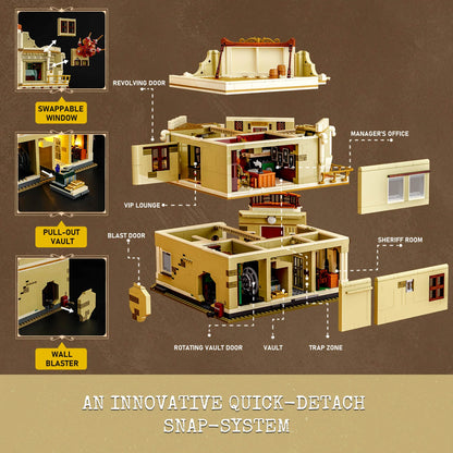 Lumibricks 14013 - Wild West: Western Bank