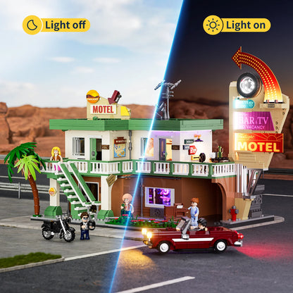 Lumibricks 18002 - Road Trip: Retro Twilight Motel