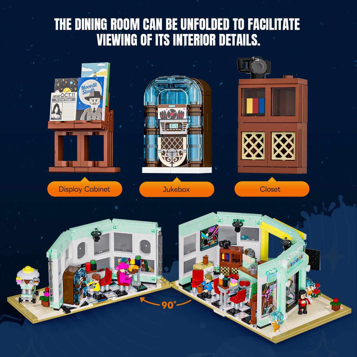 Lumibricks 18006 - Road Trip: Interstellar Alien Drive-In