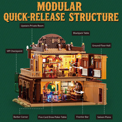 Lumibricks 14019 - Wild West: Fortune Club Saloon