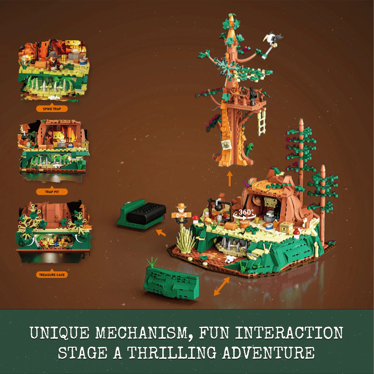 Lumibricks 14012 - Wild West: Sequoia Bandit Camp