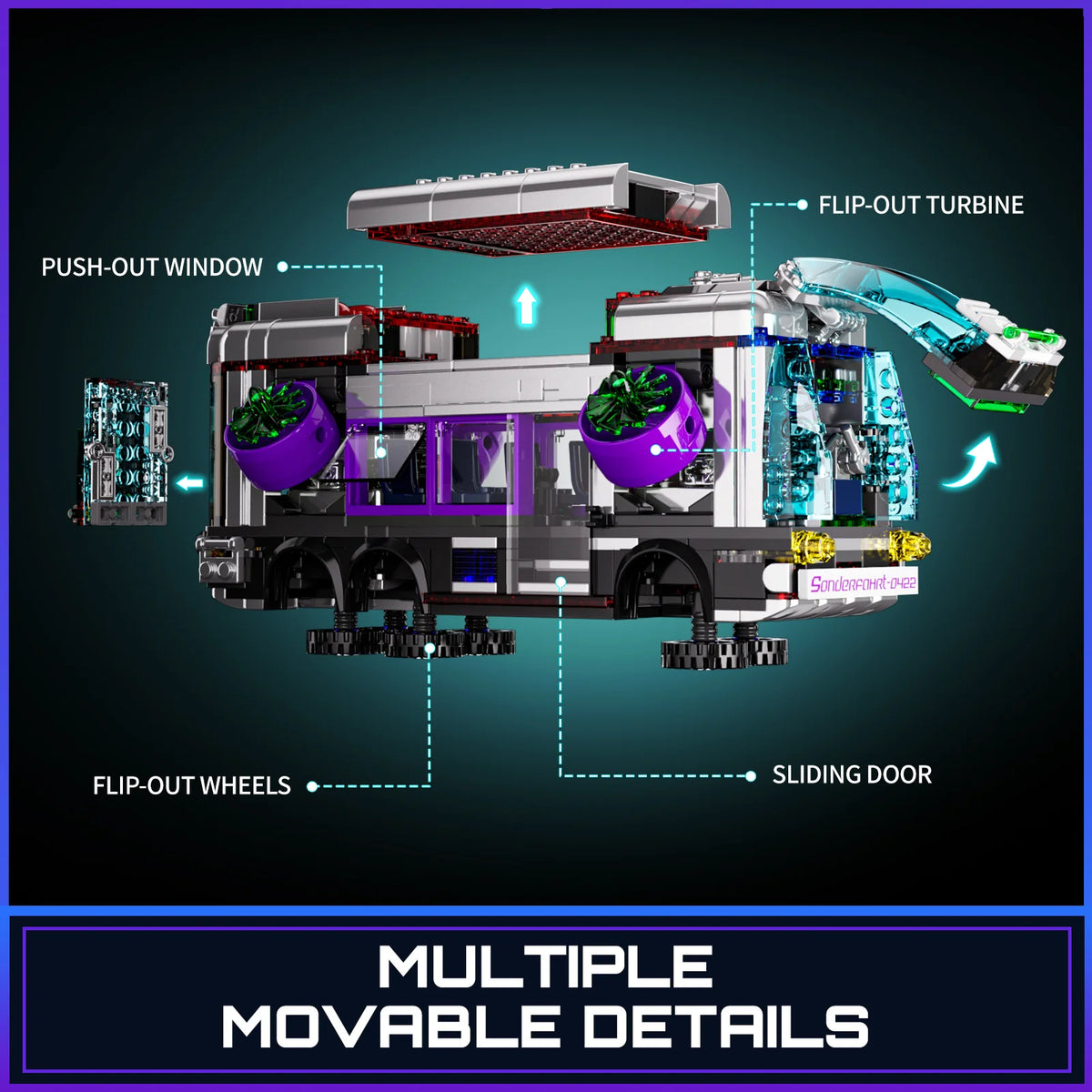 Lumibricks 17003 - Cyberpunk: Future Bus
