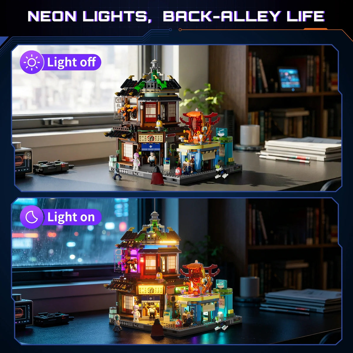 Lumibricks 17004 - Cyberpunk: Japanese Izakaya