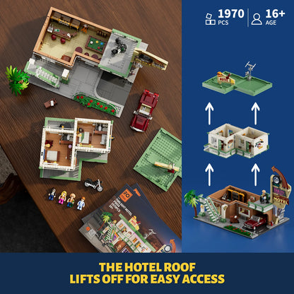 Lumibricks 18002 - Road Trip: Retro Twilight Motel