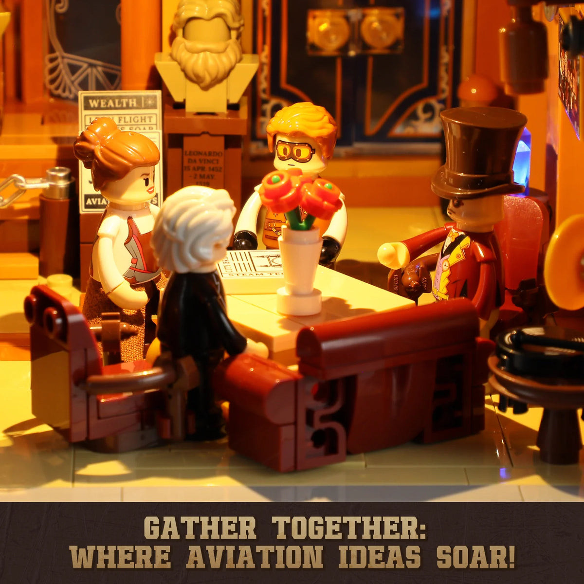 Lumibricks 11007 - Steampunk: Flying Club