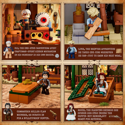 Lumibricks 14015 - Wild West: Western Carpentry Workshop