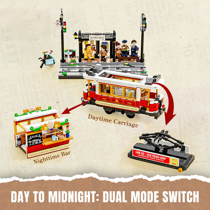 Lumibricks 15006 - Stadtleben: Haltestelle Tram Retro