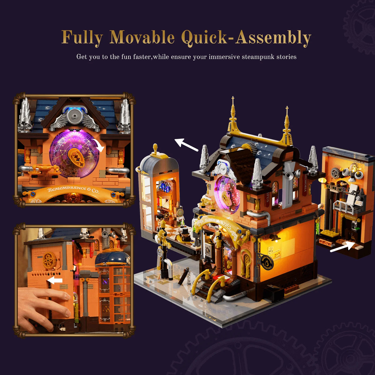 Lumibricks 11013 - Steampunk: Memory Magic Shop