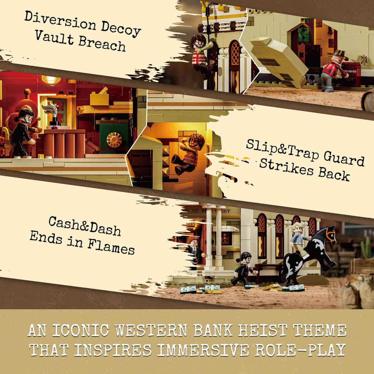 Lumibricks 14013 - Wild West: Western Bank