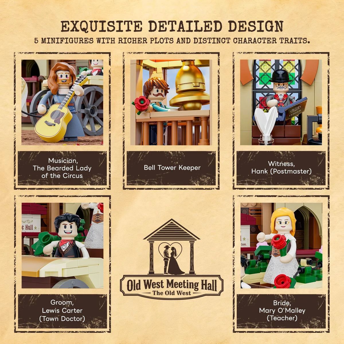 Lumibricks 14016 - Wild West: Stadthalle