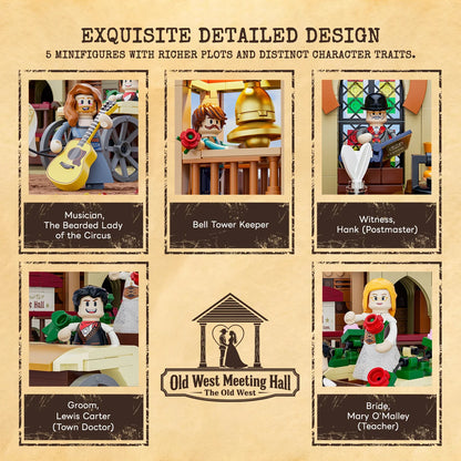 Lumibricks 14016 - Wild West: Stadthalle