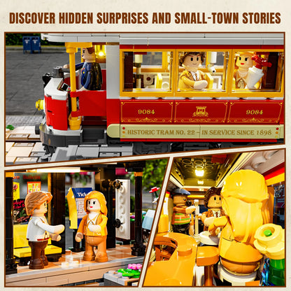 Lumibricks 15006 - Stadtleben: Haltestelle Tram Retro