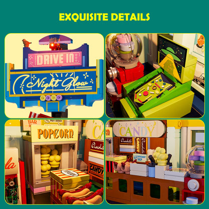 Lumibricks 18004 - Road Trip: Retro Drive-In Autokino