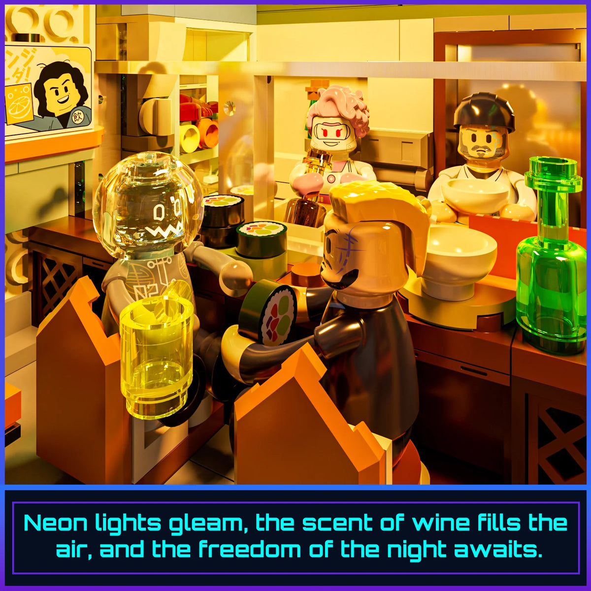 Lumibricks 17004 - Cyberpunk: Japanese Izakaya