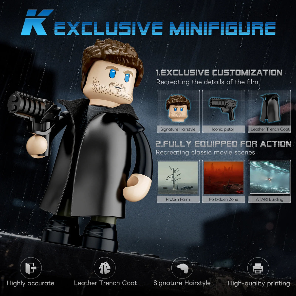 Lumibricks 23001 - Bladerunner: K's Spinner