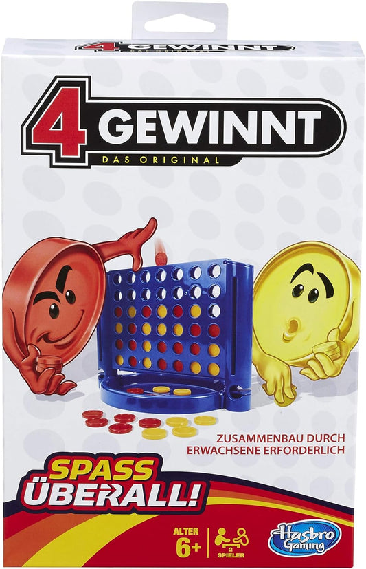 Hasbro - Brettspiele: 4 Gewinnt das Original (Spass überall Reiseversion)