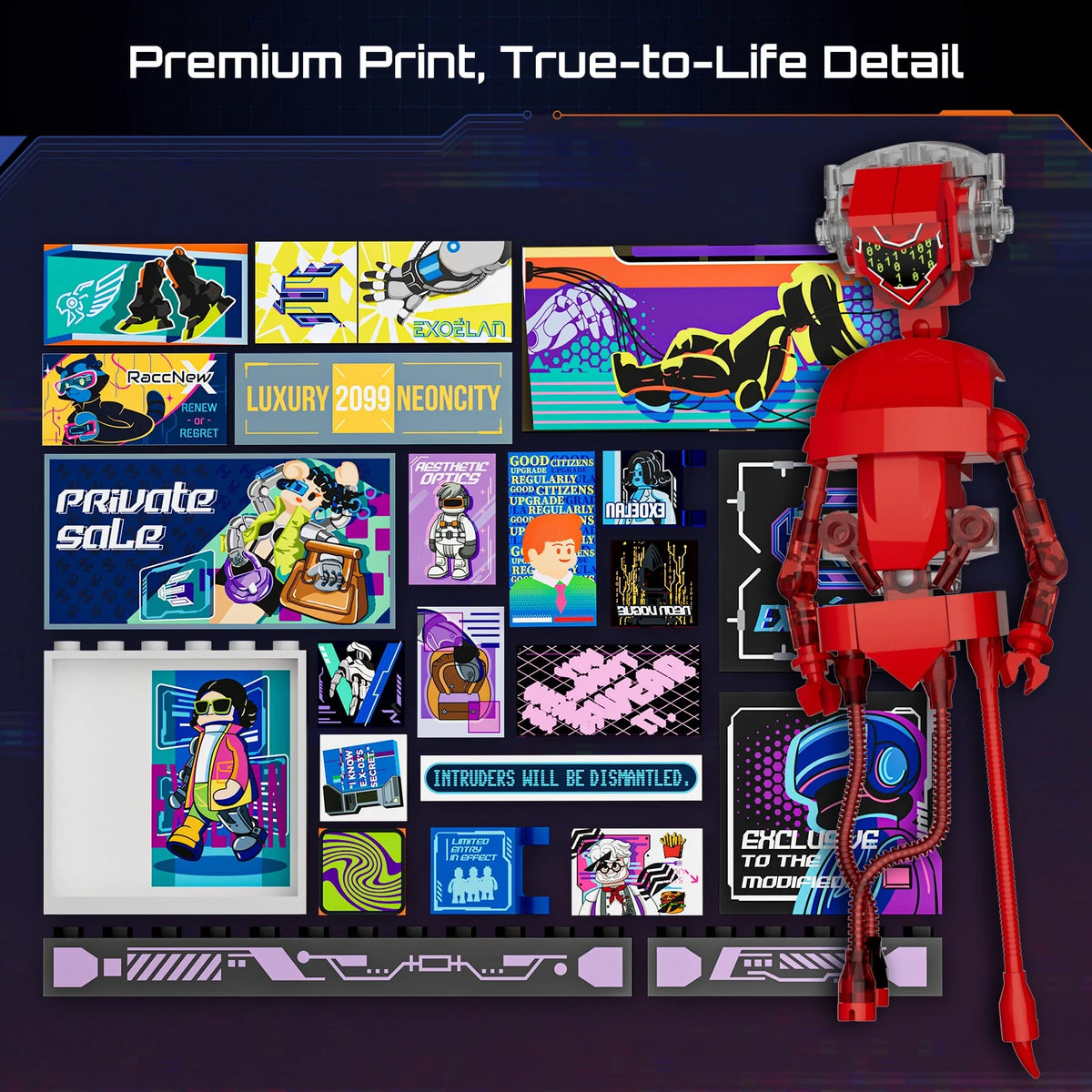 Lumibricks 17007 - Cyberpunk: Cyber Couture Galleria