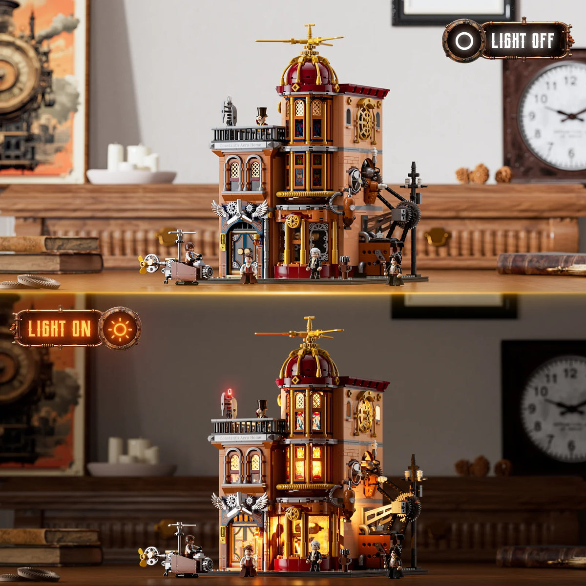 Lumibricks 11007 - Steampunk: Flying Club