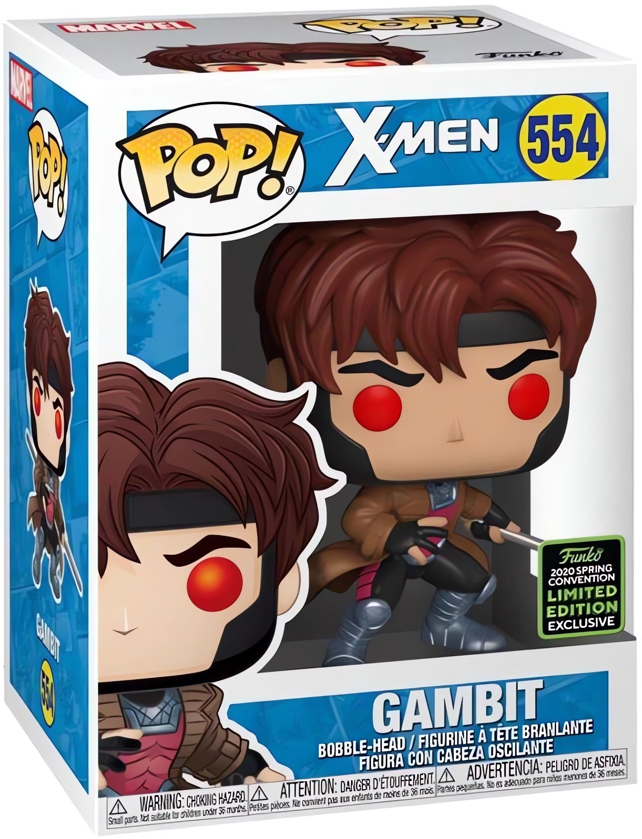 Funko POP! Marvel's X-Men - ECCC Exclusive: Gambit