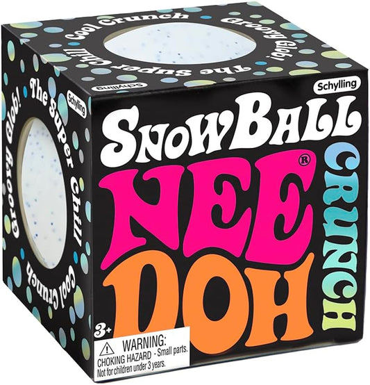 Schylling - Needoh: Snowball Crunch Stressball Fidget Toy