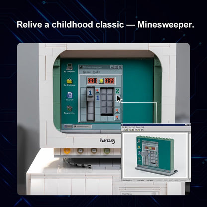 Pantasy - Retro: Old School PC Klemmbaustein-Set 85005
