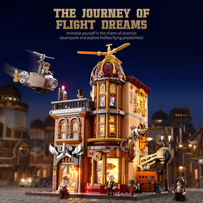 Lumibricks 11007 - Steampunk: Flying Club
