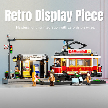 Lumibricks 15006 - Stadtleben: Haltestelle Tram Retro