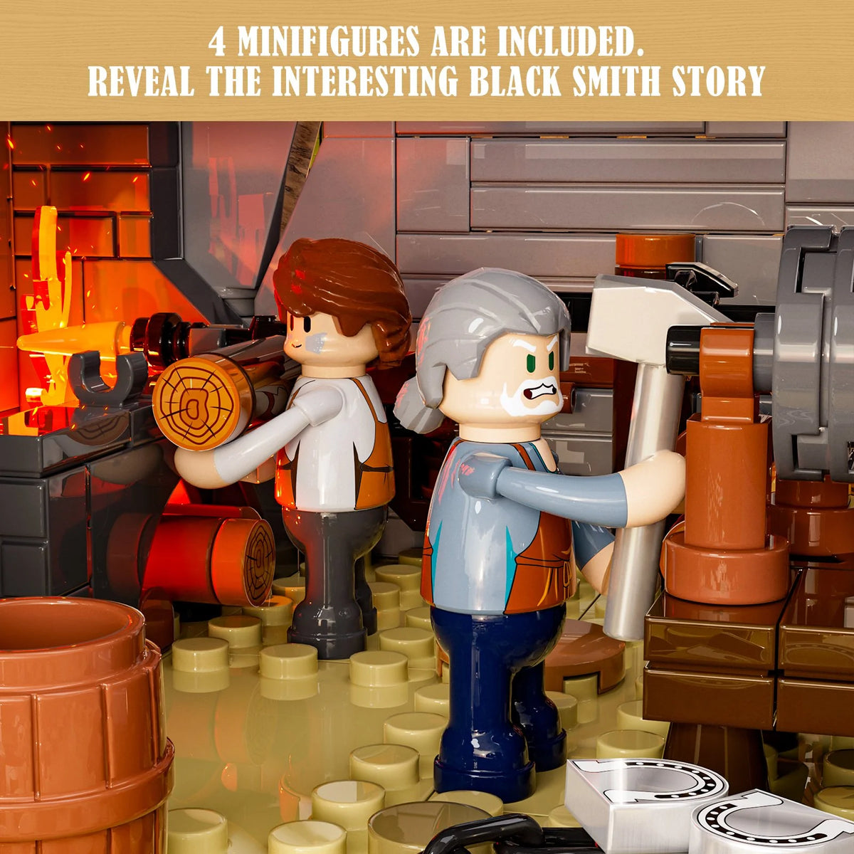 Lumibricks 14011 - Wild West: Schmiede