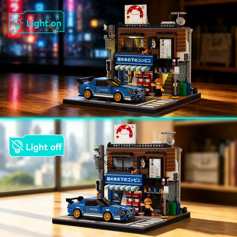 IAMBRICK 50105 - Japanese Street Cars: Corner Store & Izakaya