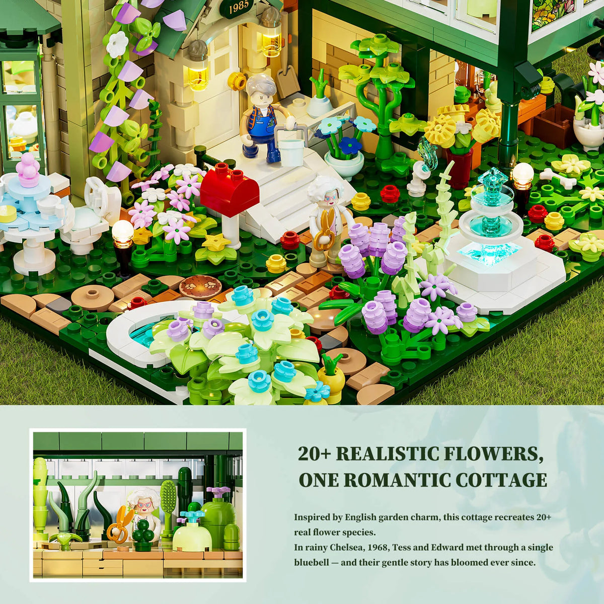 Lumibricks 10013 - Retro Houses: Garden Cottage