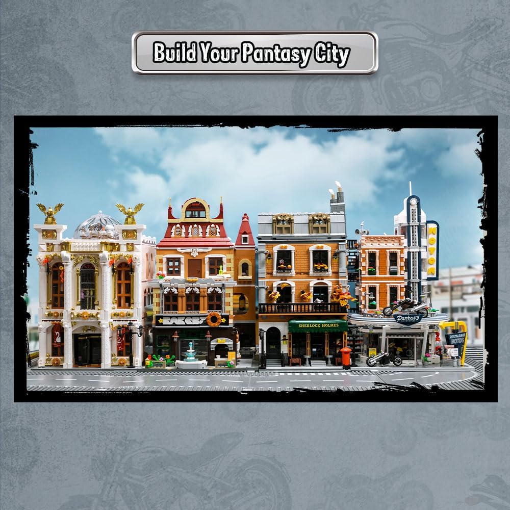 Pantasy 85024 - Originals: Motorcycle Restaurant // Motorrad Klemmbausteinset