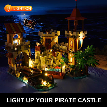 Insoon HG1020 - 3 in 1: Hafen der Piraten mit LED-Beleuchtung