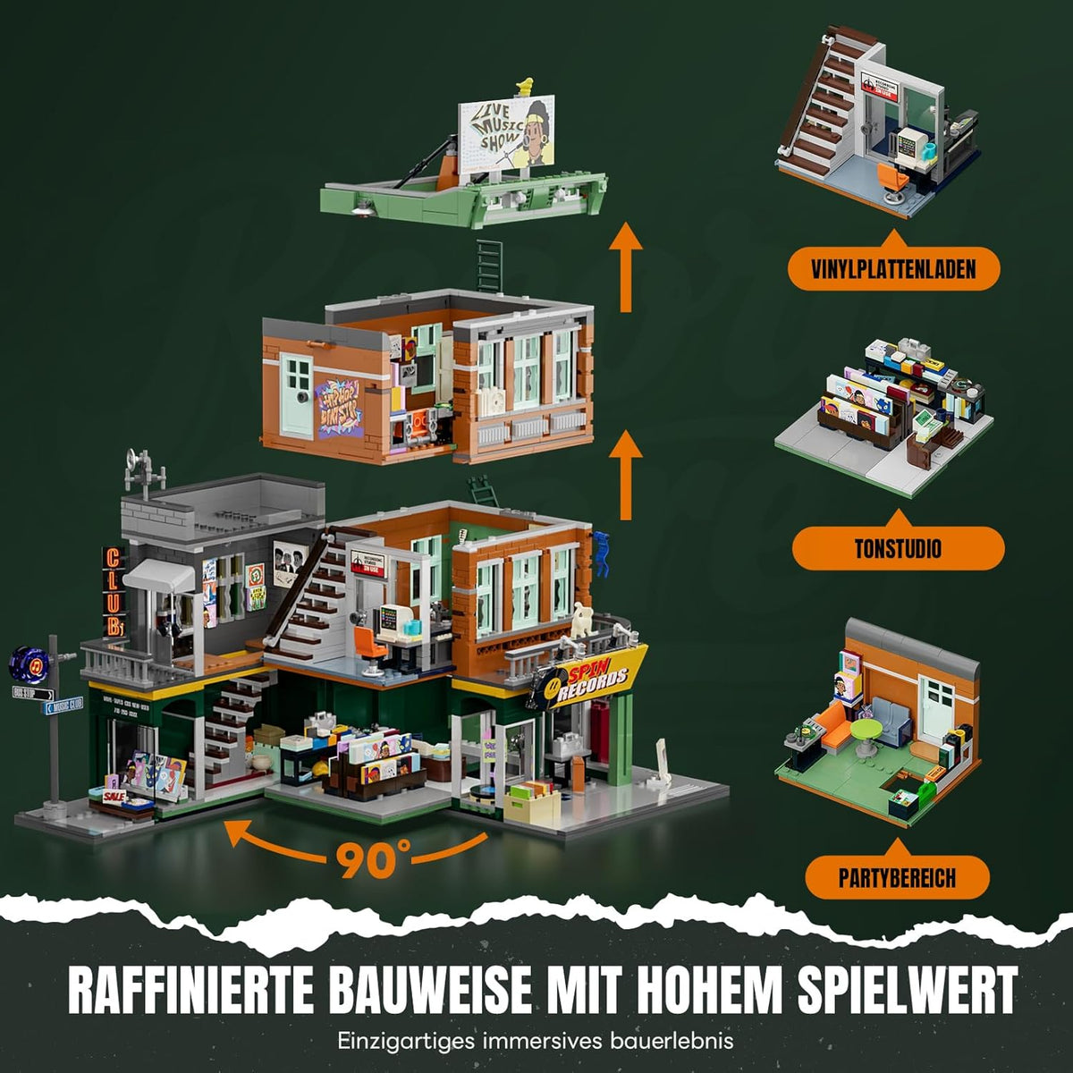 Lumibricks 19003 - Stadtleben: Plattenladen