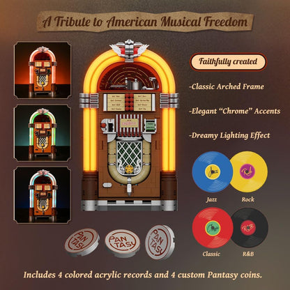 Pantasy 85020 - Retro: Jukebox Klemmbausteinset