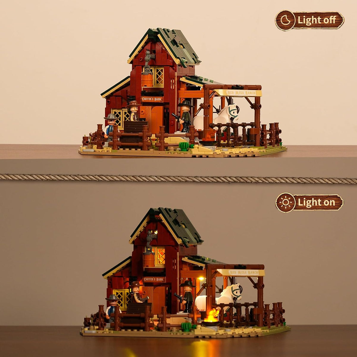 Lumibricks 14017 - Wild West: Ranch Duell