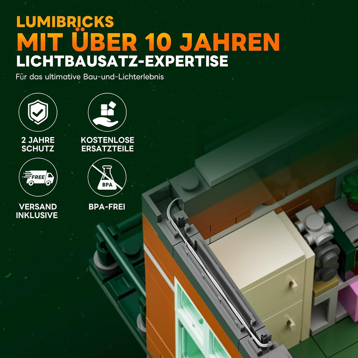Lumibricks 19003 - Stadtleben: Plattenladen