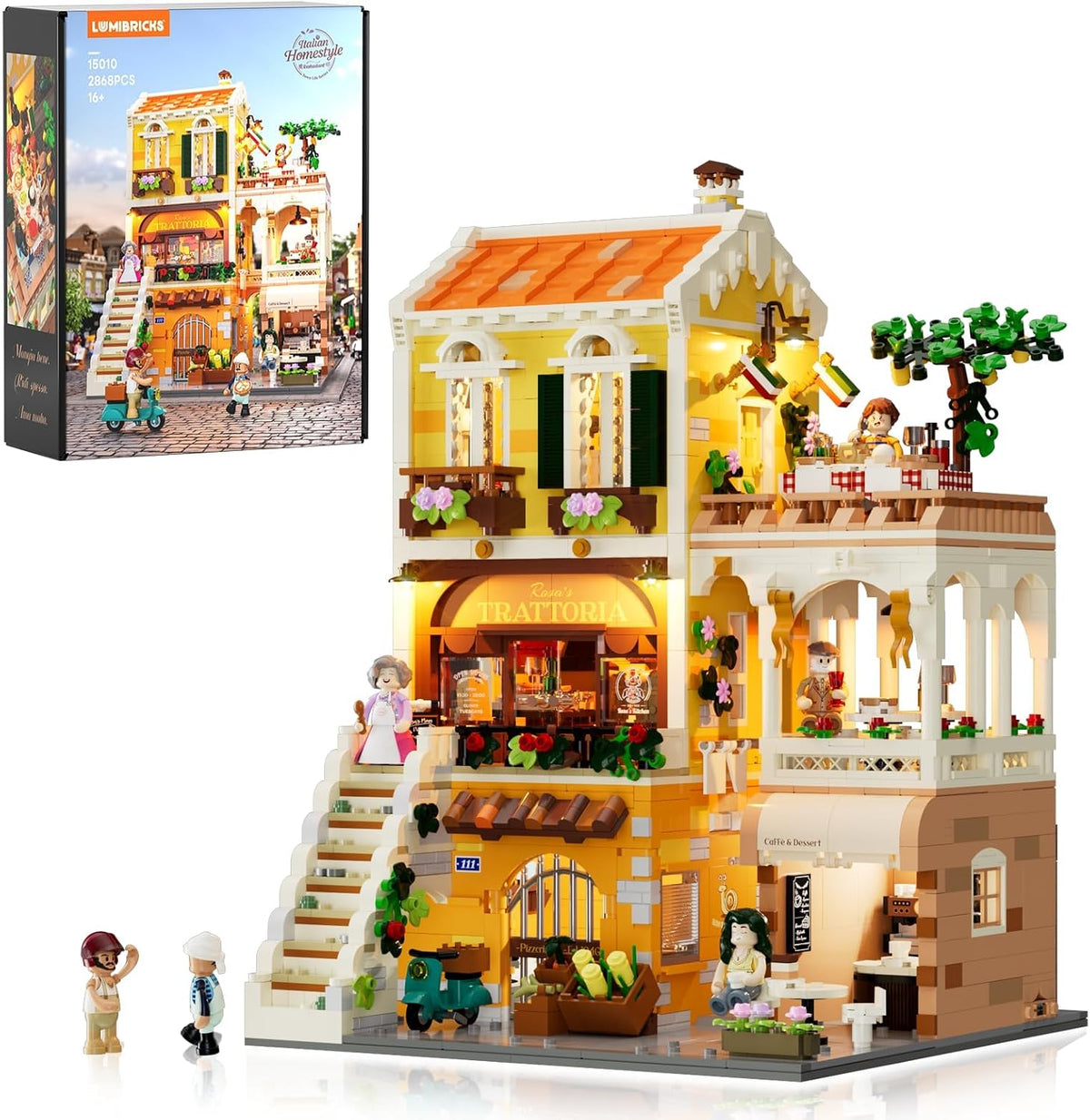 Lumibricks 15010 - Stadtleben: Italienisches Restaurant
