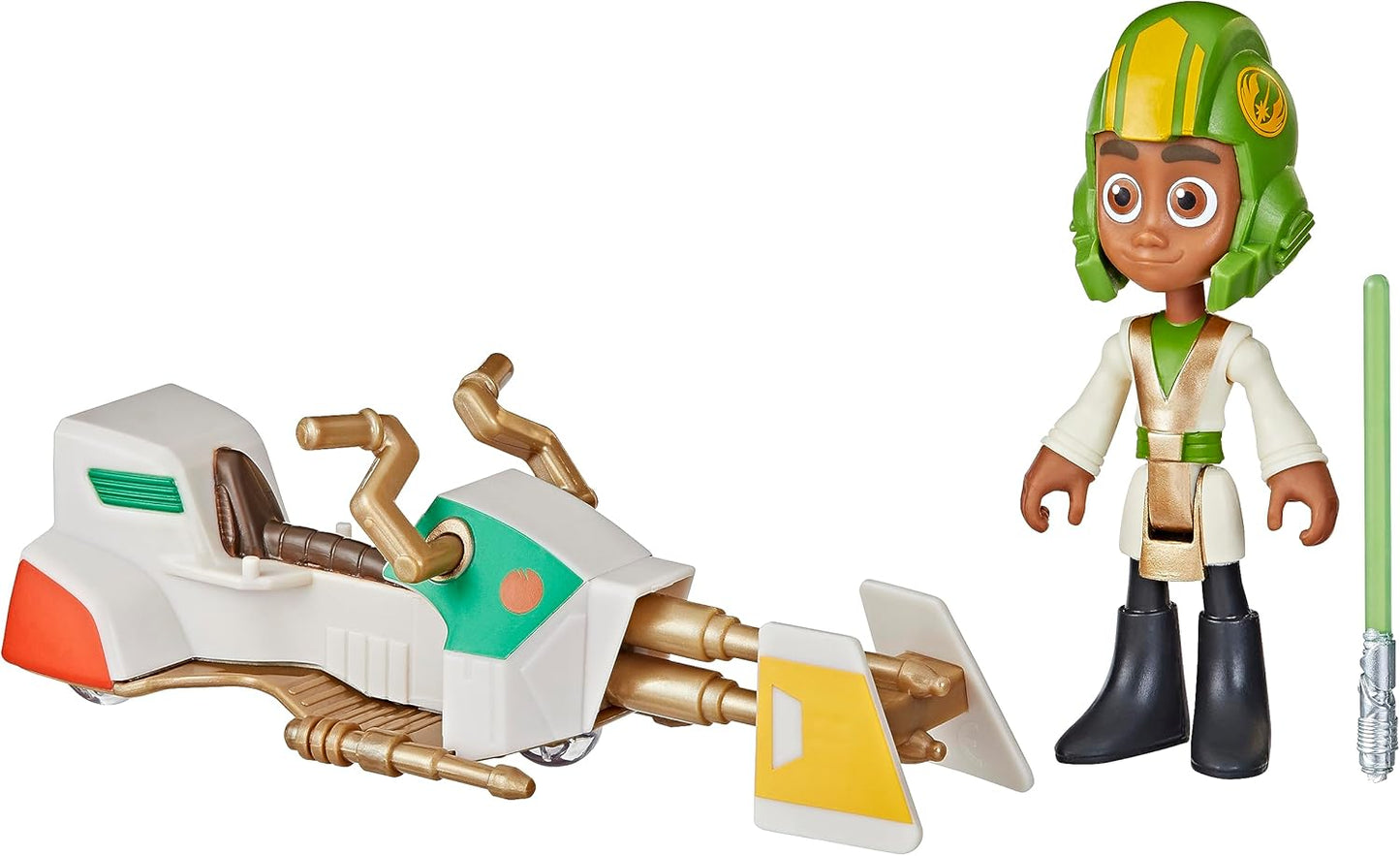 Hasbro - Star Wars Young Jedi: Kai Brightstar mit Speeder Actionfigur