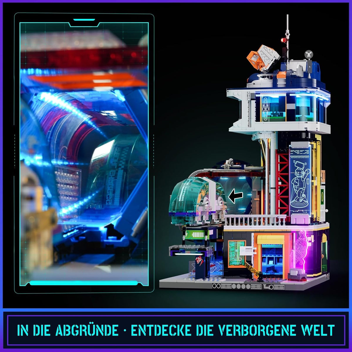Lumibricks 17006 - Cyberpunk: Train Station