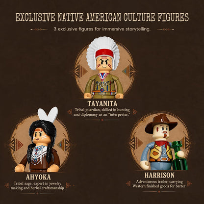 Lumibricks 14018 - Wild West: Western Fur Trading Post