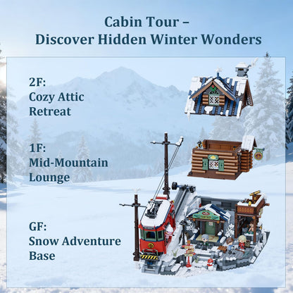 Pantasy - Originals: Summit Cabin 85033 Klemmbausteinset