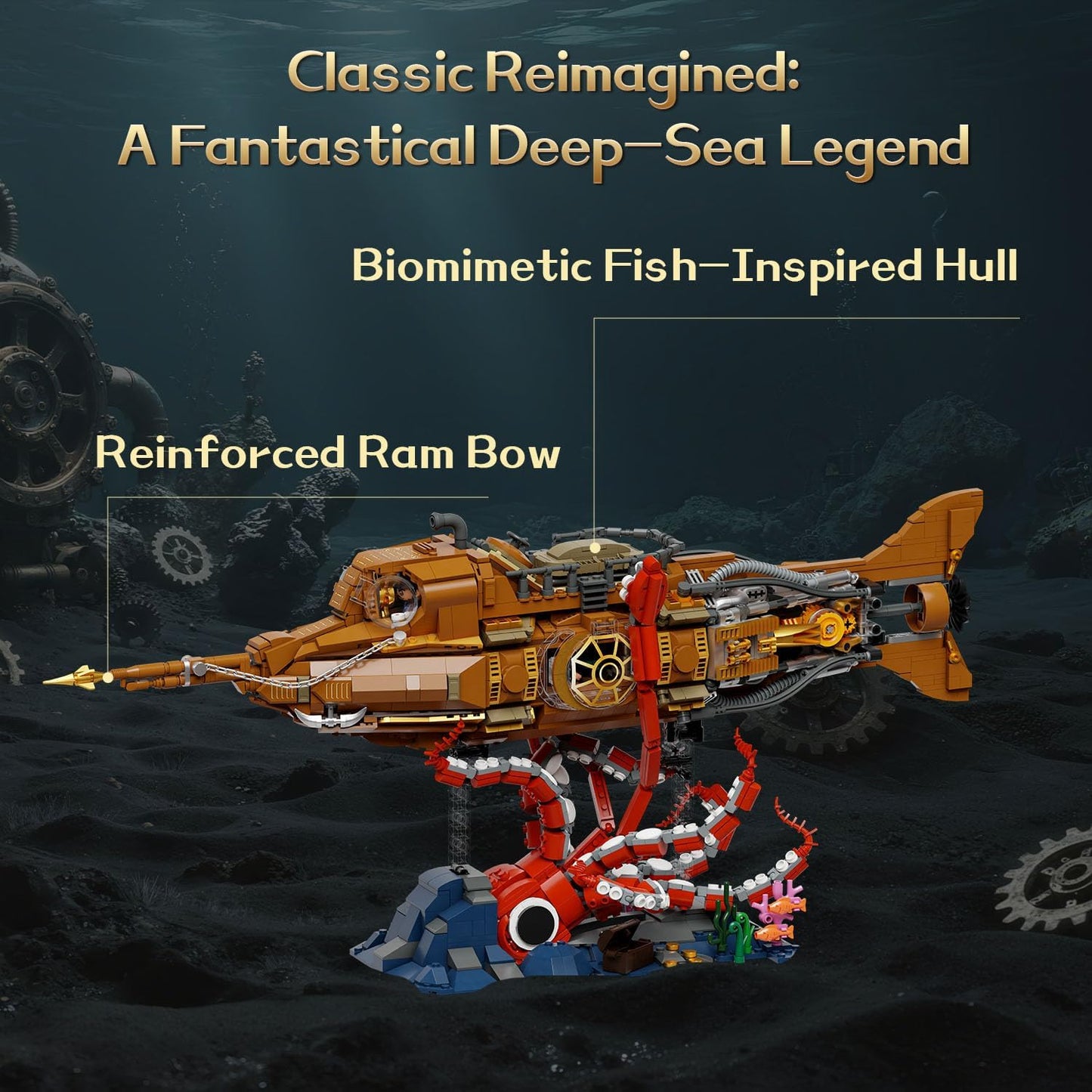 Pantasy - Steampunk: Die Nautilus 85029 Klemmbausteinset