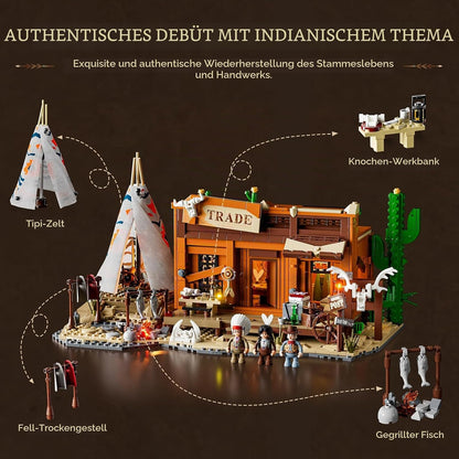 Lumibricks 14018 - Wild West: Western Fur Trading Post