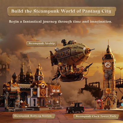 Pantasy 85021 - Steampunk: Airship // Luftschiff Klemmbausteinset