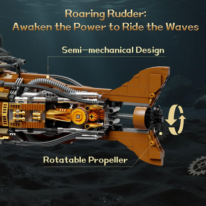 Pantasy - Steampunk: Die Nautilus 85029 Klemmbausteinset
