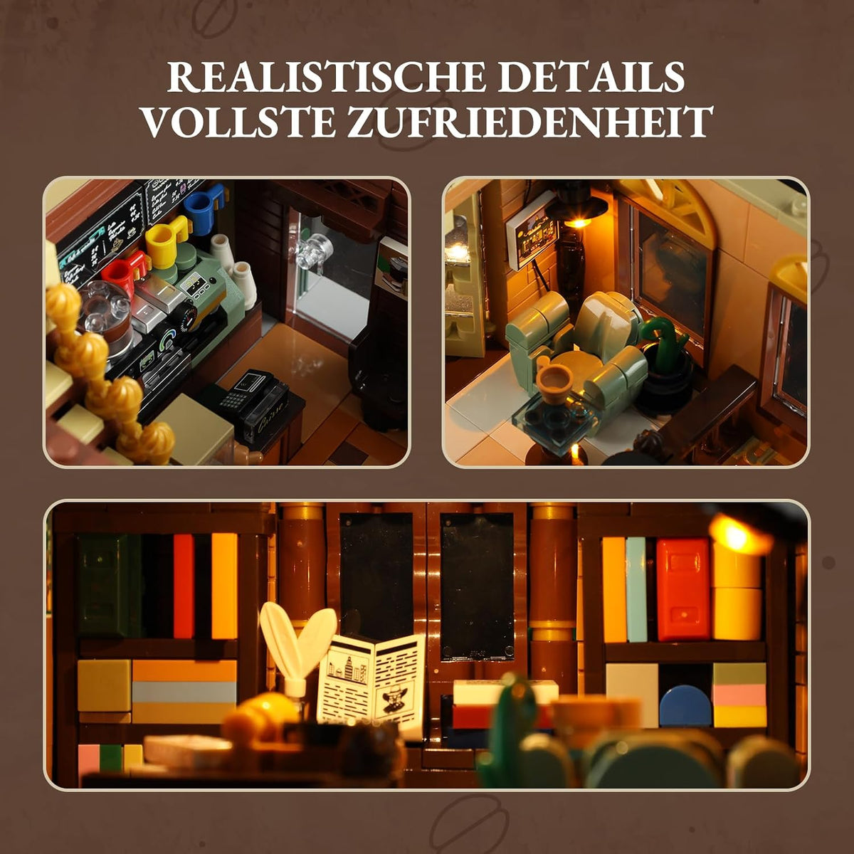 Lumibricks 15002 - Stadtleben: Book Cafe