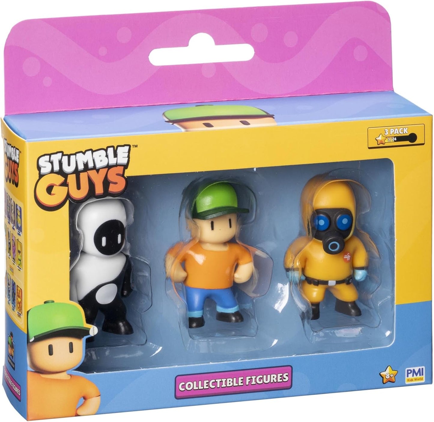 Stumble Guys - Minifigures: YANG + MR. STUMBLE + HAZMAT